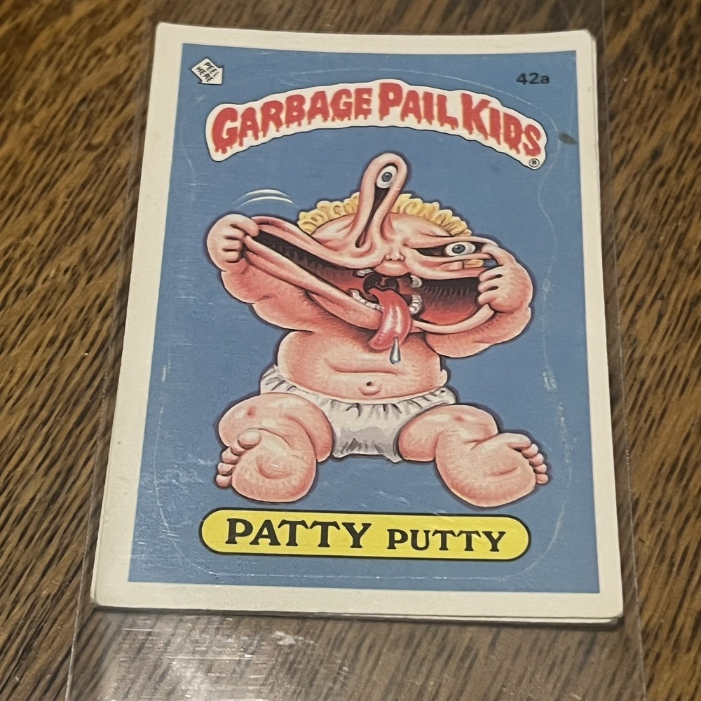 Vintage 1985 Garbage Pail Kids  OS2 PATTY PUTTY 42a Original